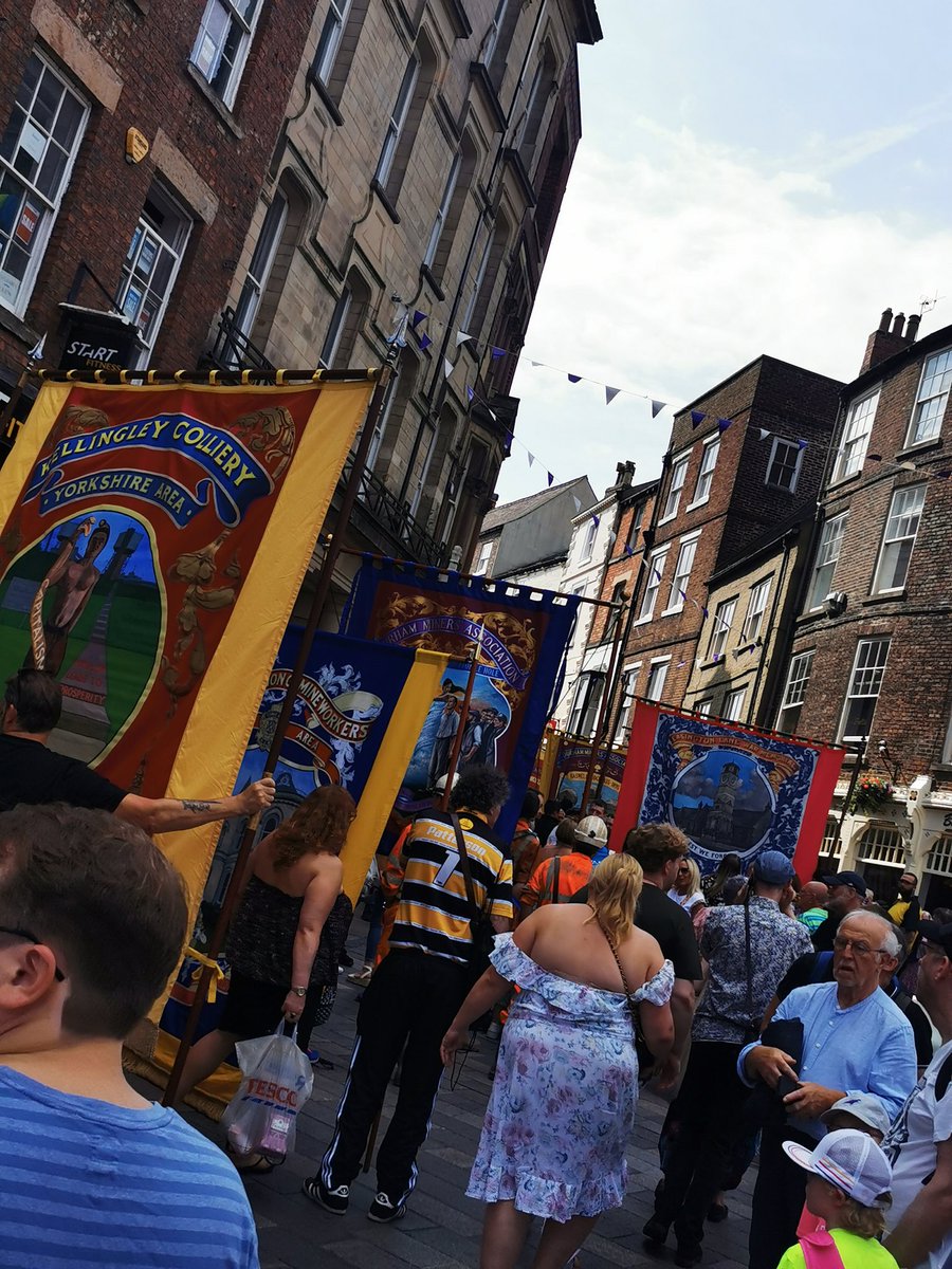 Getting busy at #DurhamMinersGala