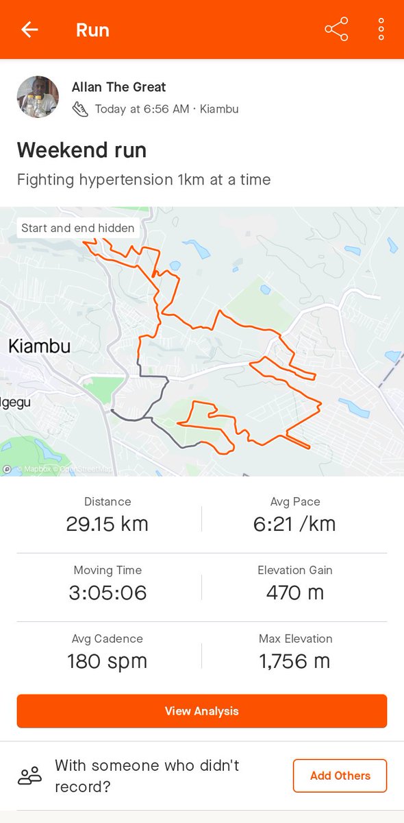 allan_the_great's tweet photo. Weekends are dedicated to long runs. Highest elevation than any of my previous runs. Fighting hypertension 1km at a time. #FixTheCause
#RunningWithSoleAC
#RunningWithTumiSole
#IPaintedMyRun
#TrapnLos
#FetchYourBody2023
#RunningWithLulubel
#IChoose2BActive
#runchat #ukrunchat https://t.co/Zwq30mfbEZ