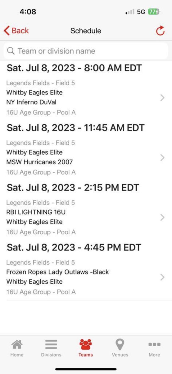 After a rainout all day yesterday, today will be a busy one!!!🥎🥎🥎🥎