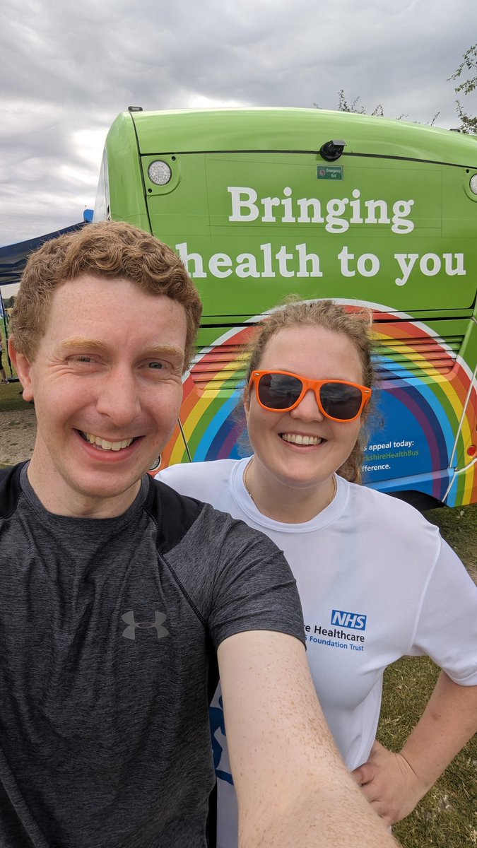Teacakes1's tweet photo. Couldn't have picked a better first park run! A great way to celebrate #NHS75birthday with my wonderful colleagues @BHFT and @James_Parry! 💙

#NHS75parkrun https://t.co/3zfT2DcEpw