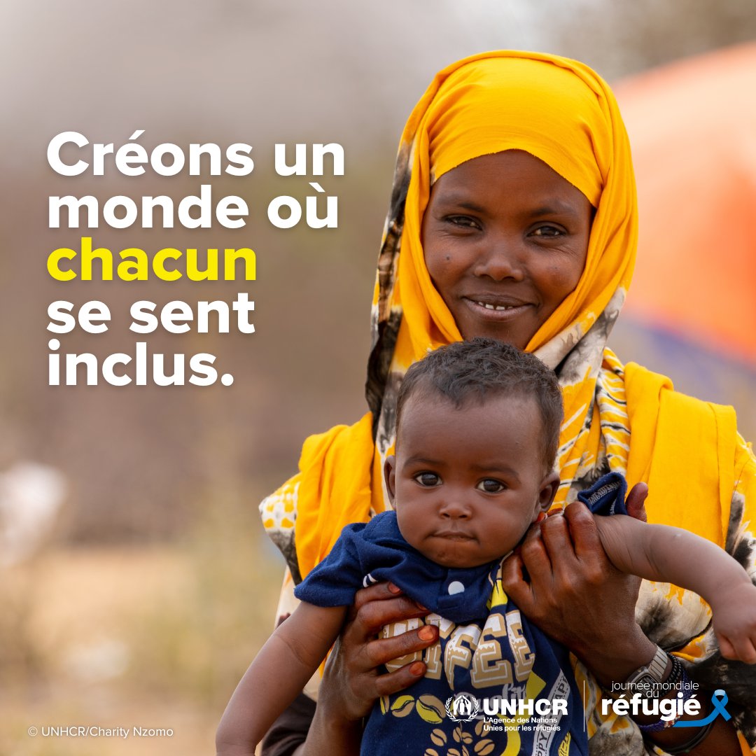 Fuir pour sauver sa vie n’est pas un choix. 

Mais être solidaire #AvecLesRéfugiés en est un. 

Ensemble, créons un monde où chacun se sent inclus et accueilli.