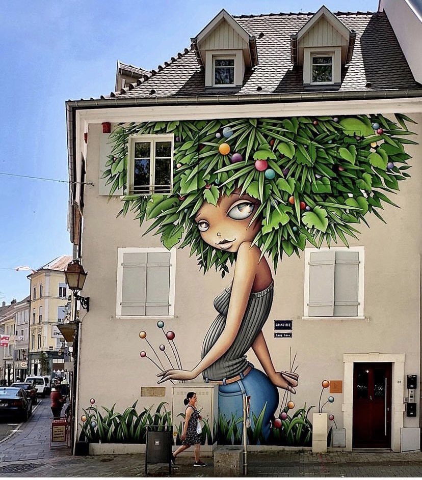 One of my favorite artists- Vinie Graffiti in Mulhouse, France (Photo by Artist)
#StreetArt #VinieGraffiti #France