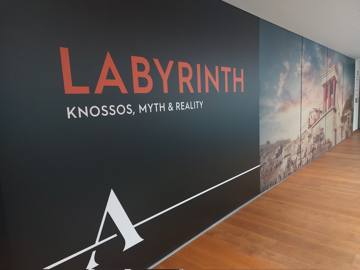 KyleGHistory's tweet image. Tewkesbury via Oxford to pop into the #LabyrinthAshmolean again while it&apos;s still on!

#Museums #ClassicsTwitter #Crete #Mythology #Crete #Greece