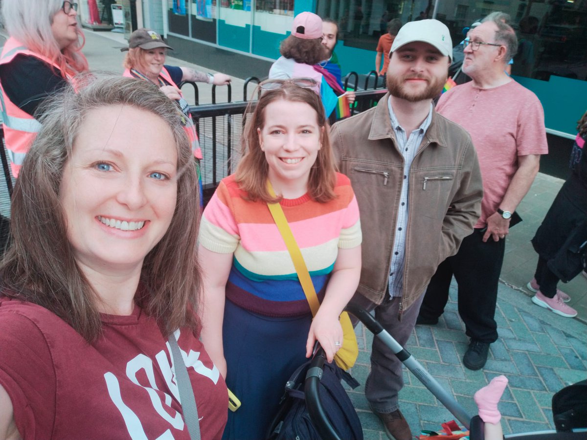 Enjoying <a href="/BromsgrovePride/">Bromsgrove Pride</a> 🏳️‍🌈