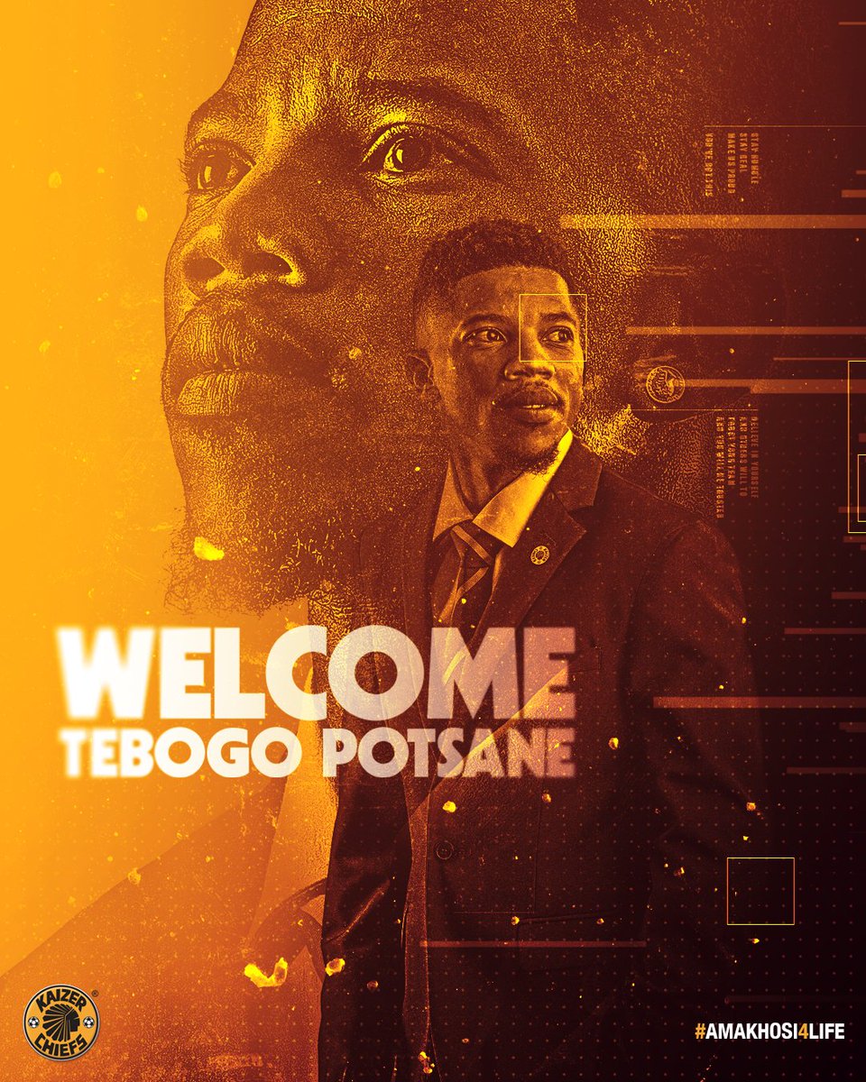 KaizerChiefs's tweet photo. Player Updates
Kaizer Chiefs’ march towards a new era of success gathered further momentum on Saturday with the signing of Tebogo Potsane, who was with Royal AM last season.
#Amakhosi4Life #WelcomePotsane https://t.co/mwgU0kZVu7