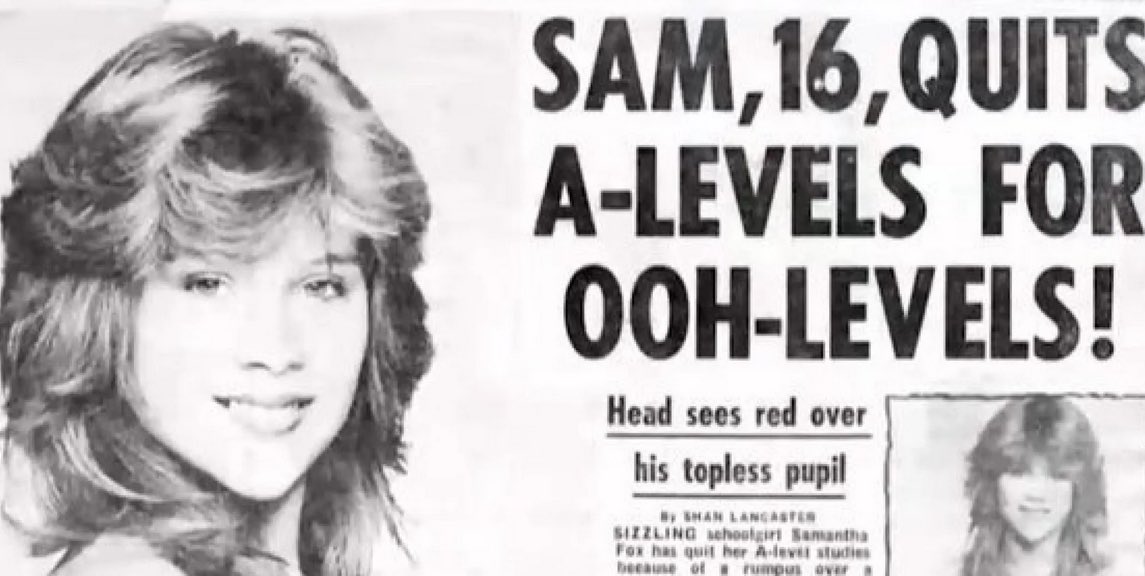 TruthSeekerApp's tweet photo. @TheSun Not defending the nameless presenter, but didn’t @TheSun pay £60 a session for 16 year olds to go topless for the whole nation to see?

Sam Fox defends making Page 3 debut at 16
https://t.co/wER7sXYjxG https://t.co/xltaoscCJ3