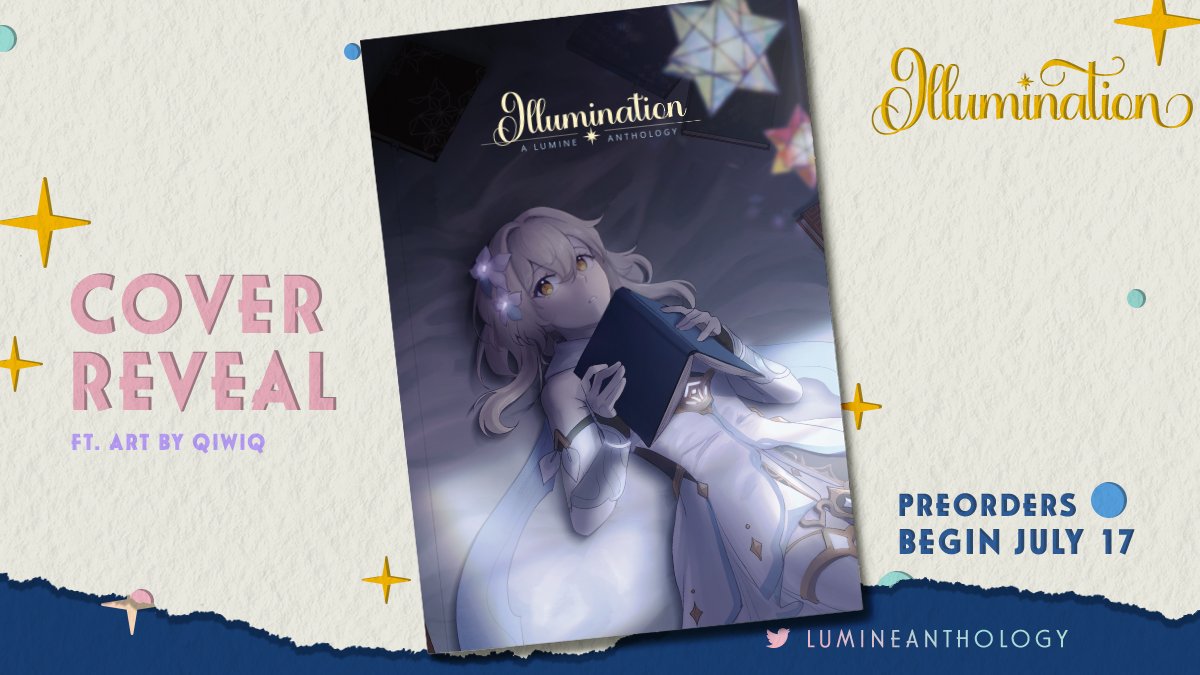 ✨ COVER REVEAL ✨

The Traveler from the stars wait for someone to shine a light on her path. Whoever that lucky person is a question waiting to be answered. 💙

✦ Cover by <a href="/QiwiQ1707/">QiwiQ🥝Comms OPEN</a>
✦ Pre-Orders open on July 17, 9:00AM EST