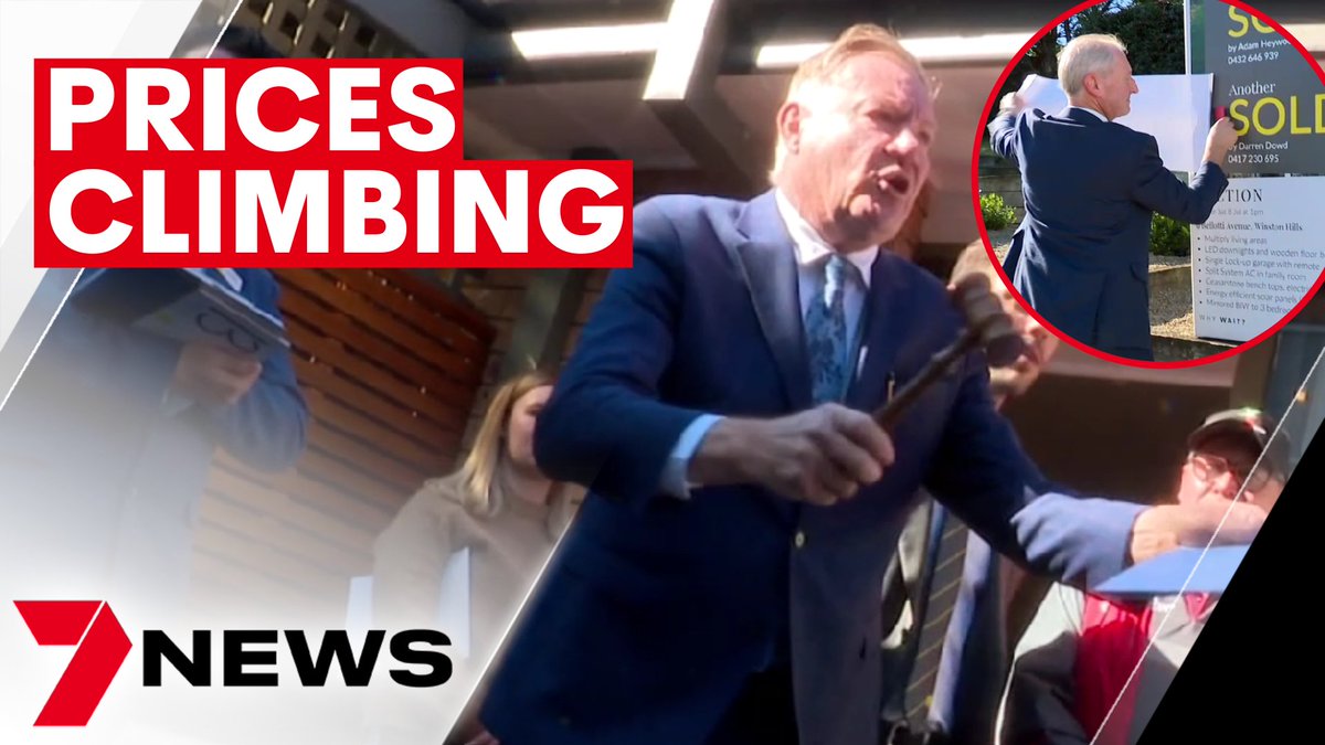 Sydney's housing market continues to climb, latest figures showing property prices in the harbour city far outstripping the national average. Real estate agents say there is plenty of buyer interest, despite uncertainty around the next interest rate rise. youtu.be/WcR_2XG3dO4