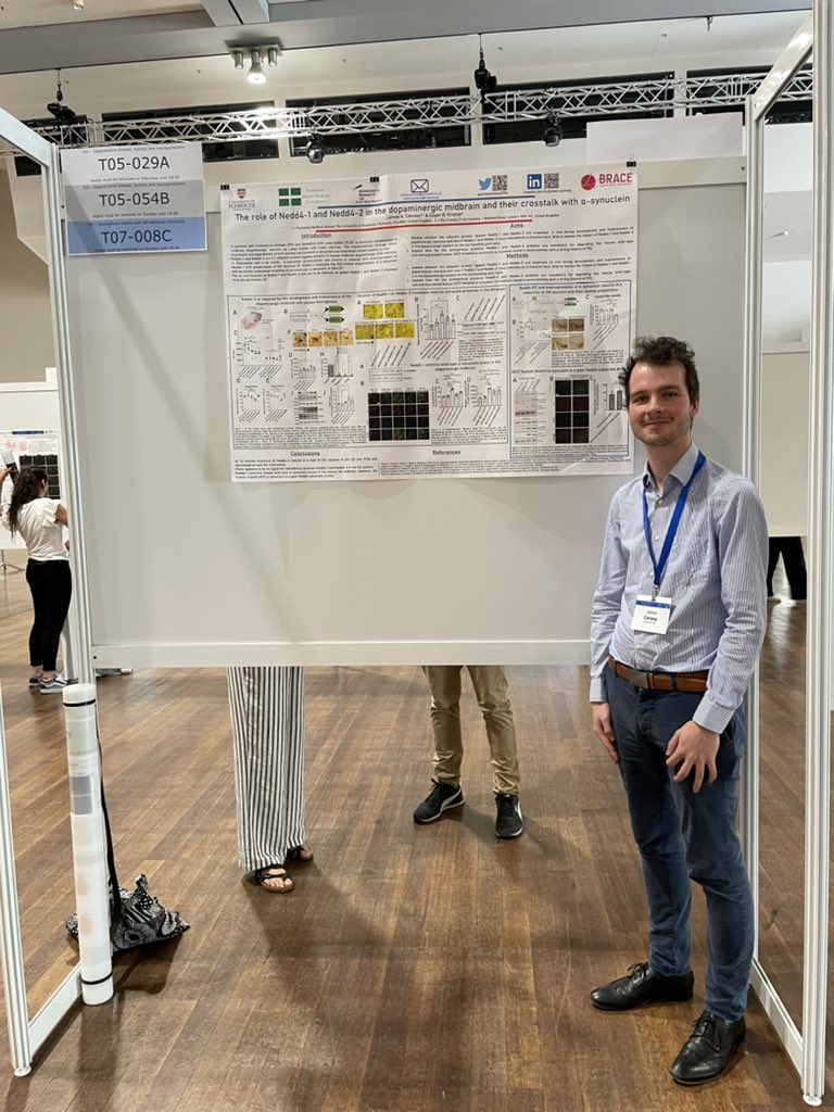 James Conway (@drjamesconway) on Twitter photo I’m presenting my PhD work on Nedd4 ligases and their influence on alpha- synuclein and glia in the midbrain <a href="/gliameeting/">European Glial Meeting 2025</a> this afternoon at poster T05-029A. See you there! I’m presenting my PhD work on Nedd4 ligases and their influence on alpha- synuclein and glia in the midbrain <a href="/gliameeting/">European Glial Meeting 2025</a> this afternoon at poster T05-029A. See you there!