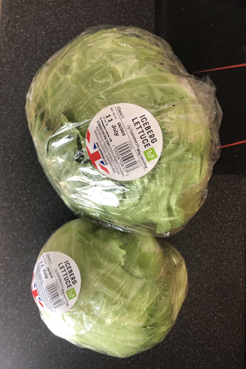 @sainsburys how are these the same price? It’s like the Danny Devito and Arnold Schwarzenegger of the lettuce world.