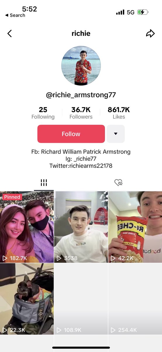 RichieArms22178's tweet photo. Right enough fake tiktok accounts now 😂 time to create my own one. Tiktok Queen you gonna help me? ☺️☺️@illbeyourQueen 

#RICHIEEE https://t.co/B9fVVgDJy4