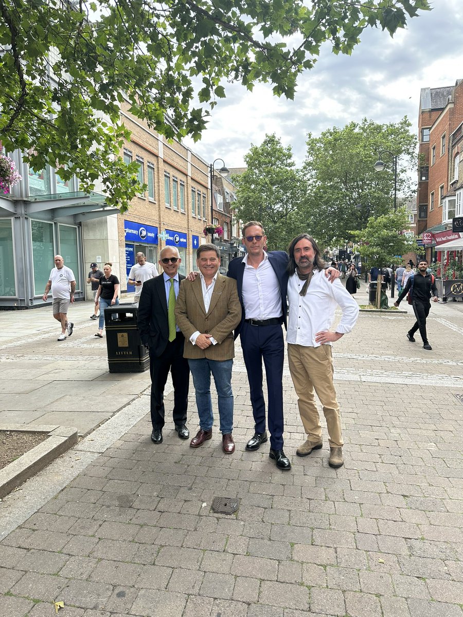 Campaigning with friends in #UxbridgeandSouthRuislipbyelection 
<a href="/ABridgen/">Andrew Bridgen</a> <a href="/benhabib6/">Ben Habib</a> <a href="/thecoastguy/">Neil Oliver</a> 

Vote <a href="/thereclaimparty/">The Reclaim Party</a> on 20th July
