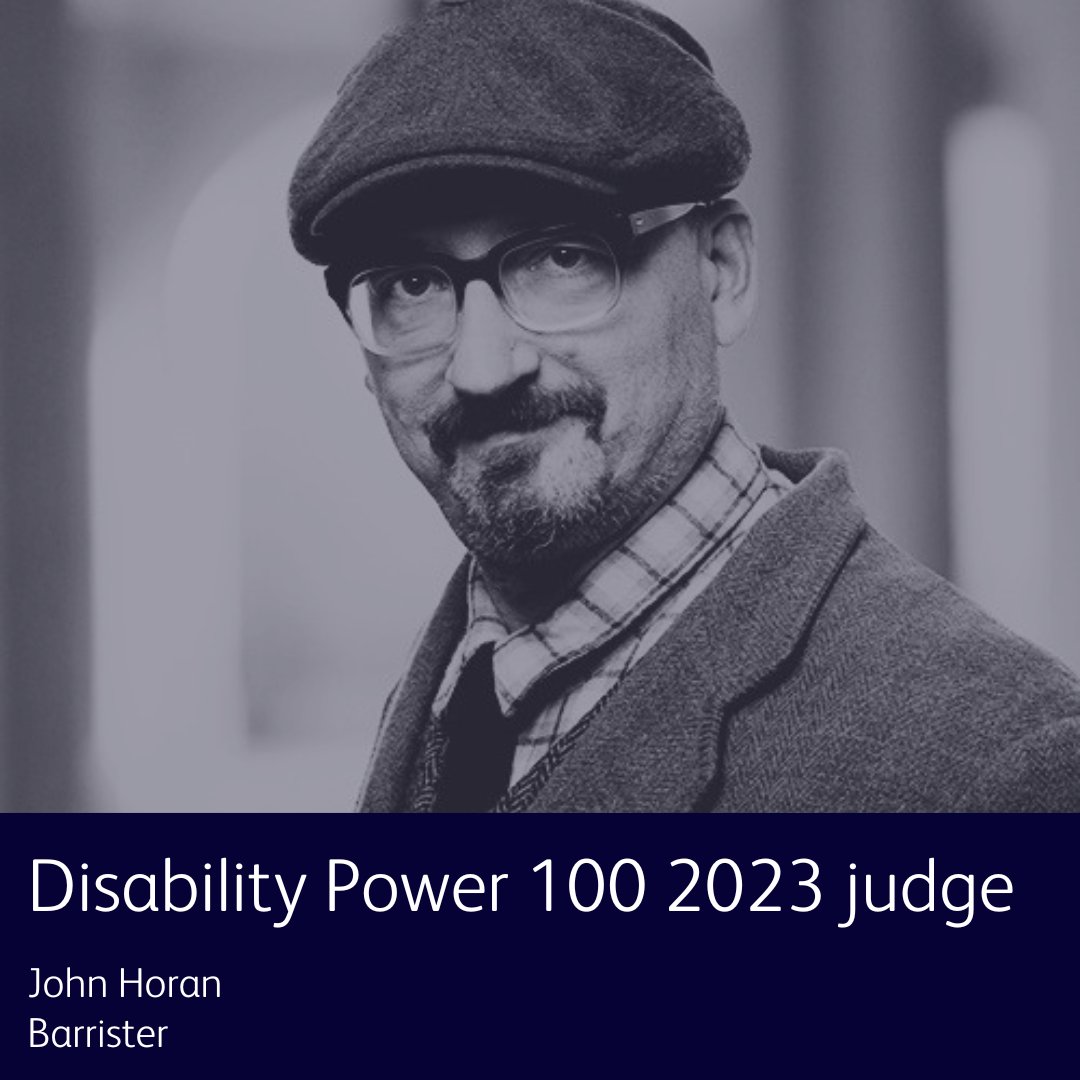 ShawTrust's tweet image. After appearing on the #DisabilityPower 100 for two years in 2019 and 2020, John Horan has stepped up to a judging role for 2023! 

We are pleased to have you on the panel, John! #DemandTheChange
@CloistersLaw