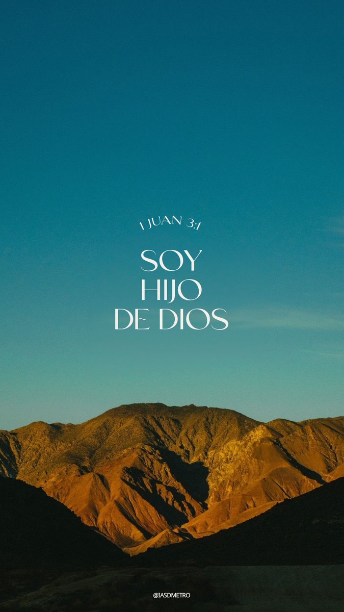 ¡Mira cuánto amor nos ha dado el Padre! 😍 Somos hijos de Dios, y eso nos hace especiales. 🙌 Vivamos en gratitud, abrazando nuestra identidad divina y compartiendo ese amor con el mundo. ❤️🌎 

#HijosDeDios #Dios #MensajeCristiano #Adventista