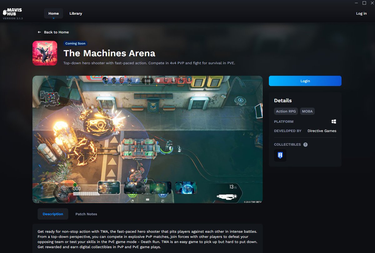 #TMA has been listed on <a href="/Ronin_Network/">Ronin</a>'s Mavis Hub 🤯

Excited to be in the first wave of $RON games joining the platform next to <a href="/AxieInfinity/">Axie Infinity</a> ! 🦾