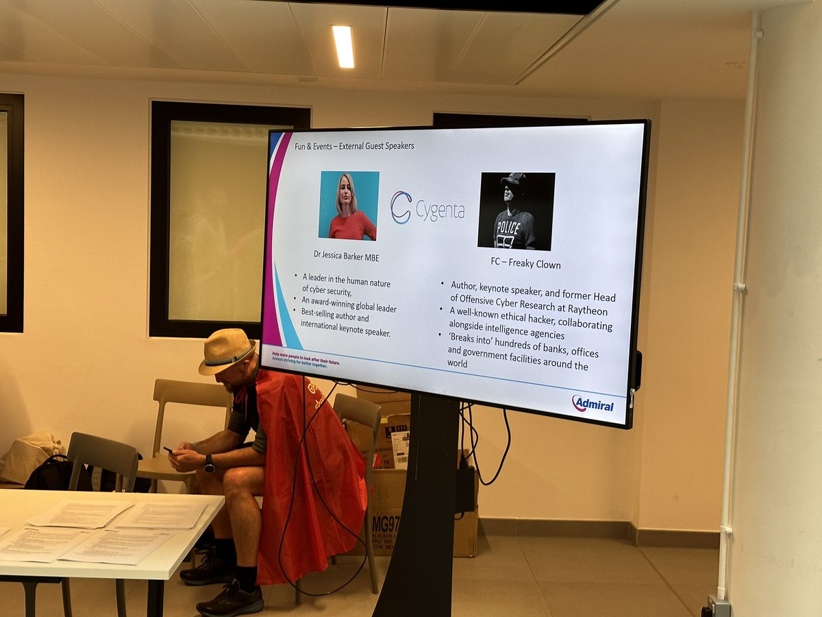Chris Ratcliff (@chrisratcliff) on Twitter photo So I’m at <a href="/Steel_Con/">SteelCon</a> where @admiraluk are promoting an internal talk from <a href="/drjessicabarker/">Jessica Barker MBE</a> and <a href="/_Freakyclown_/">freakyclown</a> using a photo from <a href="/Steel_Con/">SteelCon</a> ! So I’m at <a href="/Steel_Con/">SteelCon</a> where @admiraluk are promoting an internal talk from <a href="/drjessicabarker/">Jessica Barker MBE</a> and <a href="/_Freakyclown_/">freakyclown</a> using a photo from <a href="/Steel_Con/">SteelCon</a> !