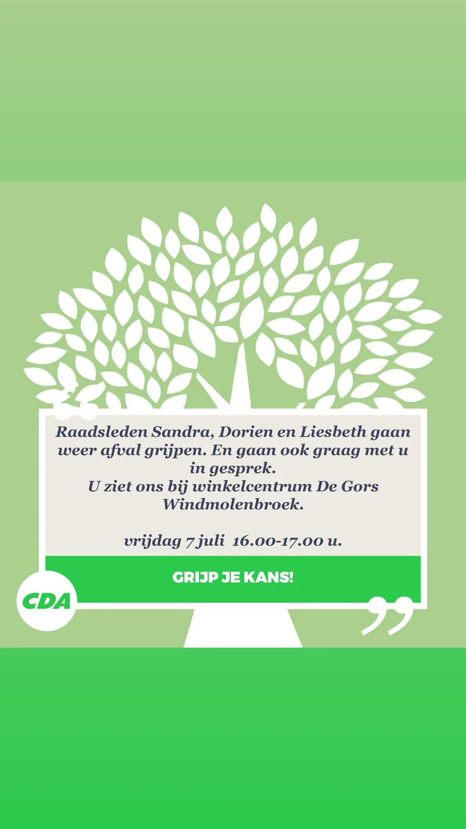 PRTulp's tweet photo. We gaan gewoon door. In gesprek met mensen. En ondertussen afval grijpen voor een mooi en schoon @Almelo. #iedereenteltmee #zorgvoorelkaar #groenblauwestadalmelo #grijpjekans #cda #cdaalmelo https://t.co/5e37XkMRD1
