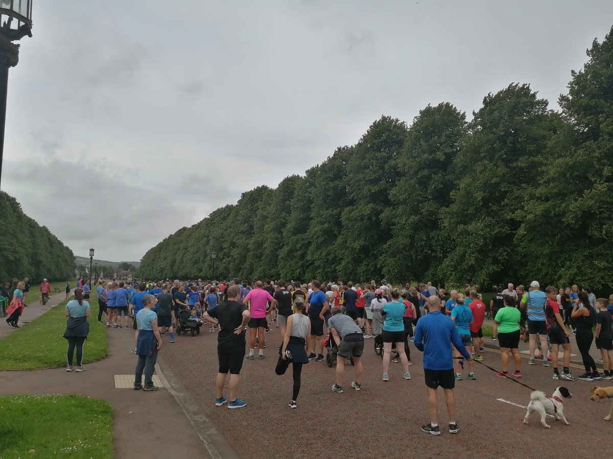 Thanks for having us @Stormontparkrun to raise awareness of #OrganDonation! A great turn out for #NHS75parkrun and we were delighted to catch up with British and World Transplant Games athletes Kathryn and Phil #PoweredByTheGiftOfLife