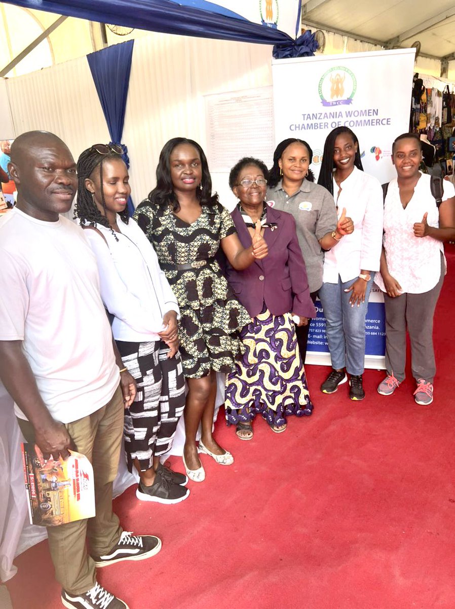 TanzaniaWomen's tweet photo. On 6th July, the GIZ-Business Scouts for Development (BSfD) team ,Ms Lydia Koch and Adela Kimambo visited women entrepreneurs at the TWCC booth on the on going #DITF.
Currently, the #BSfD program supports commercialization of fashion industry among women and youth in Tanzania. https://t.co/r1uUp7FBUi