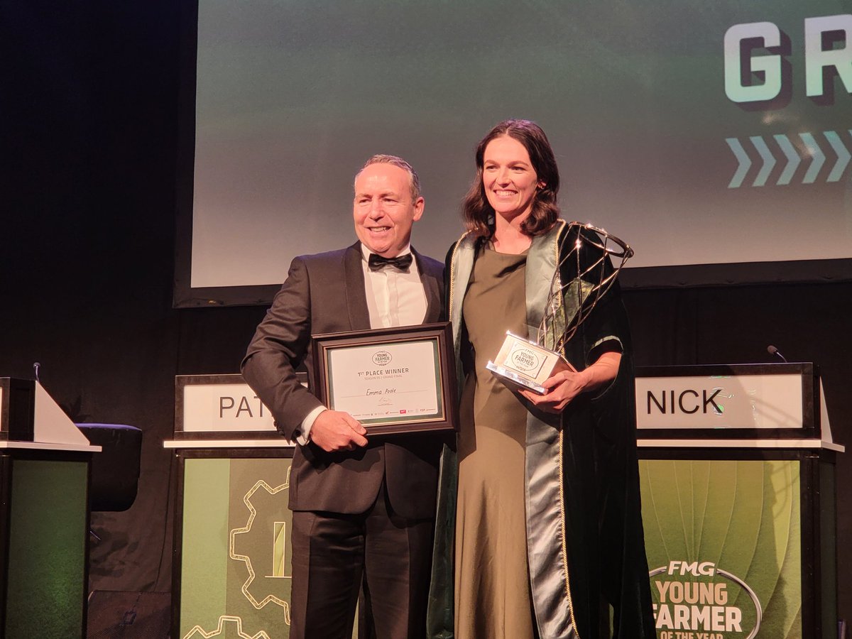 rural_roundup's tweet photo. Breaking News NZ has it first Female FMG young farmer of the Year winner ..Emma Poole https://t.co/AGSAkV2yMQ