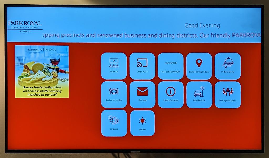 AshtonBatty's tweet photo. Lesson in poor UX and accessibility... I thought the remote control was faulty for about 20 seconds until I realised the selected tile was distinguished by shrinking a few percent, with no other visual change. Too subtle. https://t.co/bQPG07hQ8j