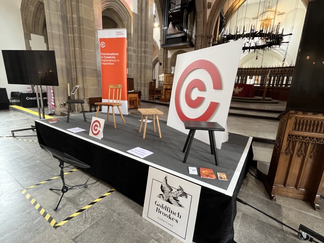 CreativeLancs's tweet photo. #ConversationsinCreativity
We're doing final prep for this afternoon's SOLD OUT @festofmaking #with @KBJWhitstable and @paddygrant at @bbcathedral.
Lots of amazing art, craft and print works on sale here throughout today and events throughout the weekend at #FestivalofMaking! https://t.co/mcuukYtBda