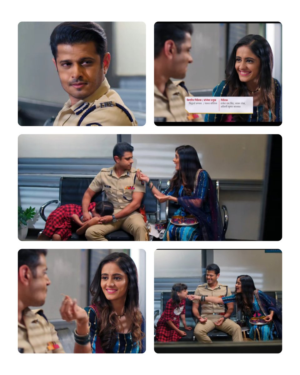 Virat here came to know that apart from the respect,Sai equally cared and worried for her husband and to an extent that she tracked him down(Thanks to commissioner sir) at midnight ....Aur ek dusre ko khana khilane ka mauka chodte nahi yeh
**Their Happy Space🫶

SAIRAT FOREVER
