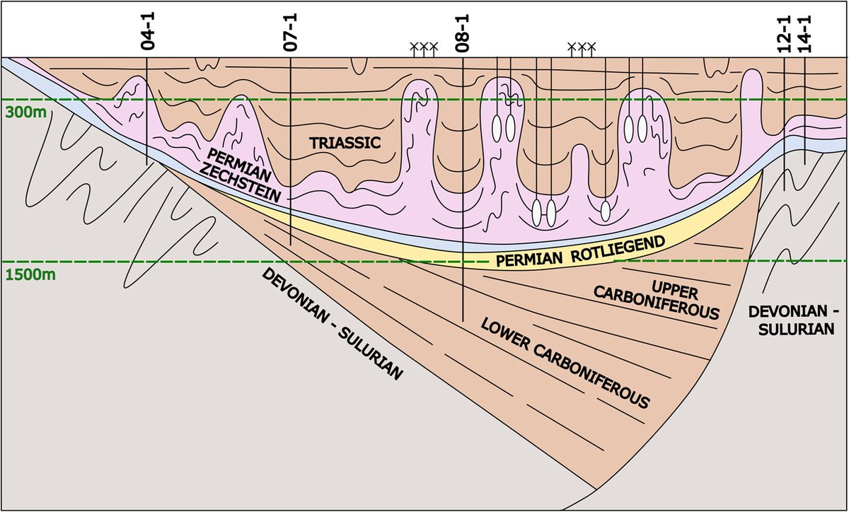 Happy #SaltSaturday! 
Our new research on the Zechstein of the Forth Approaches Basin and it's suitability of Hydrogen Storage is now available in the @GeolSoc GeoEnergy Journal. Lovely this has been released during #NetZeroWeek
lyellcollection.org/doi/10.1144/ge…