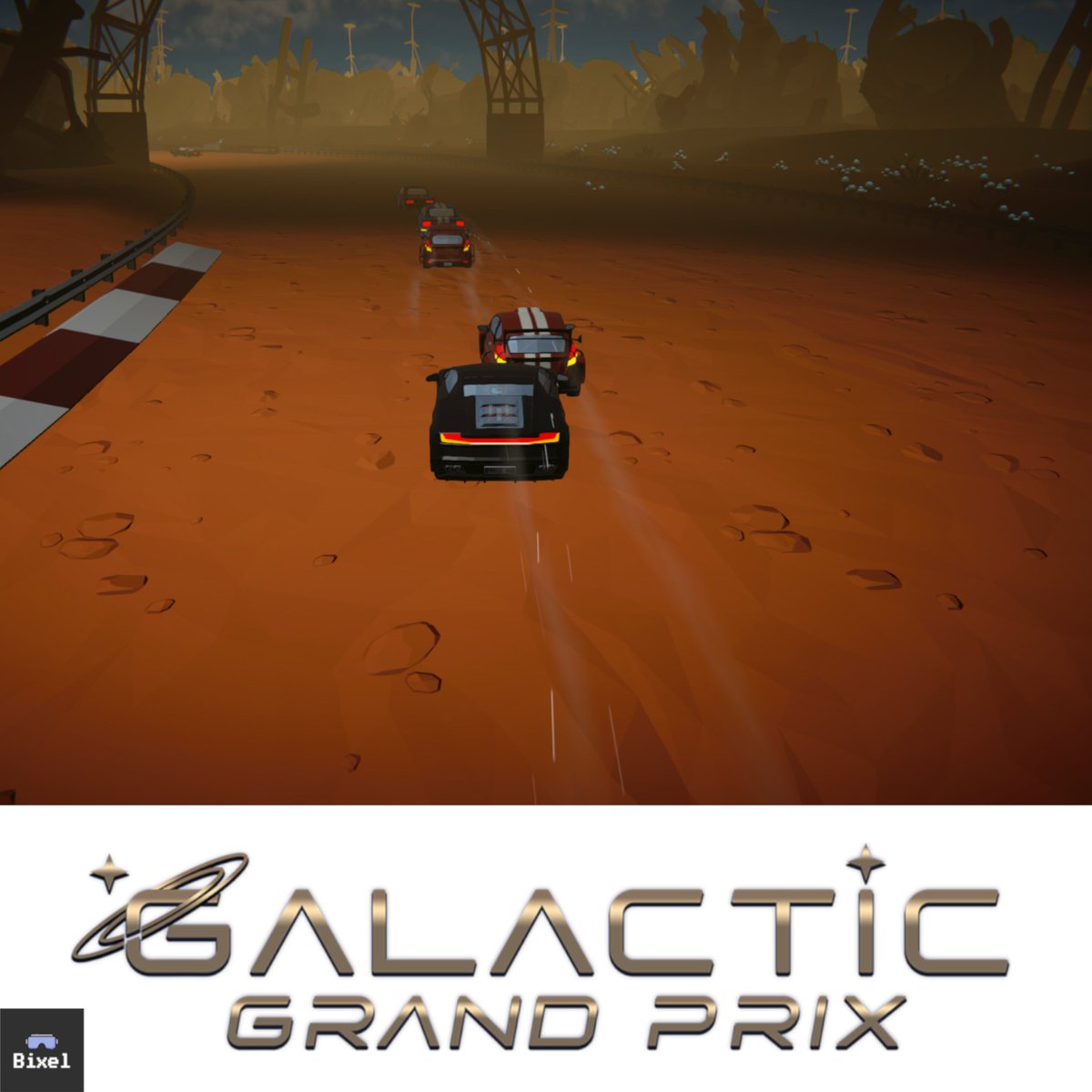 bixelgamedev's tweet photo. Racers, get ready! We're thrilled to unveil the latest addition to the Galactic Grand Prix! Introducing "JunkYard", an adrenaline-pumping track that will push your skills to the limit. 🚀🏎 @Galactic__GP #GalacticGP #RacingManager #Gamedev #indiegame #ScreenshotSaturday https://t.co/B2W4cP5gvv