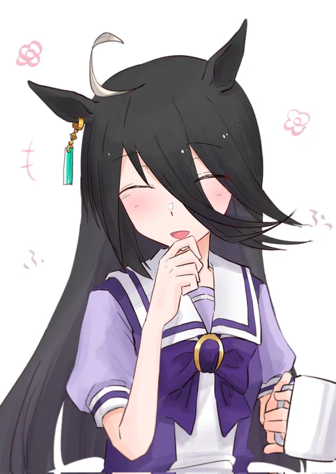 #7月になったのでフォロワーさんに自己紹介しようぜオリウマと、カフェ、ミラ子、ユニちゃん、マーちゃんをメインで描いてるアカウントです。よろしくお願いします 