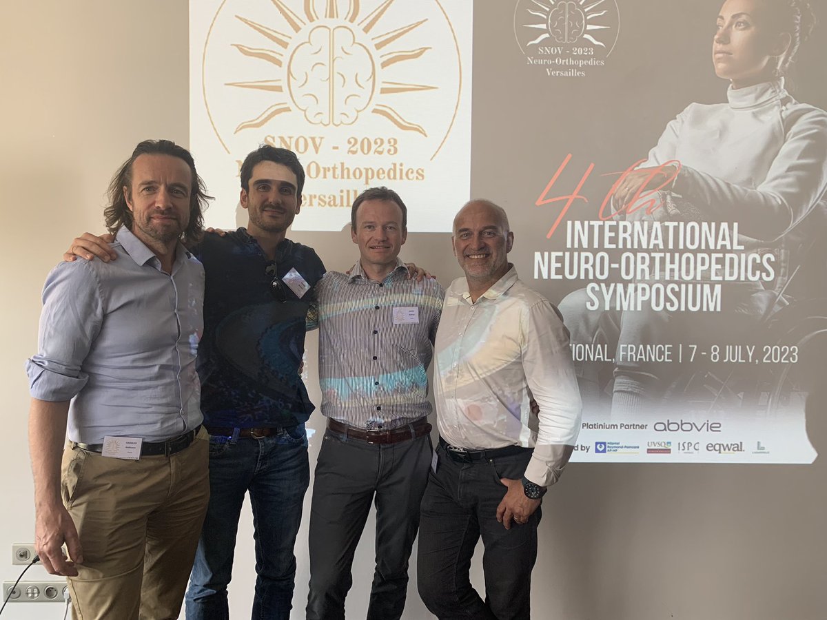 Merci!!! à François Genêt pour cette édition 2023 du SNOV - symposium de neuro-orthopédie de Versailles. Accueil, échanges, convivialité avec nos collègues et amis français, belges, italiens, canadiens,USA... Le bonheur!