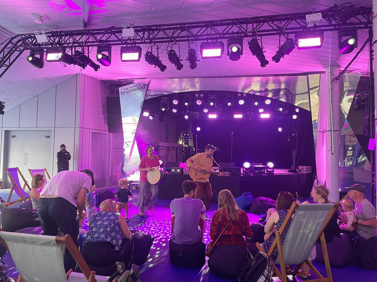 Bridgewater4All's tweet photo. We had such a fun time blasting off into space today at Factory International! We took our Music Makers to Festival Square as part of Manchester Family Fun Manchester International Festival takeover!🚀

#ManchesterFamilyFun #FamilyArts #ManchesterFamilies #MusicMakers https://t.co/ymQntT5CCl