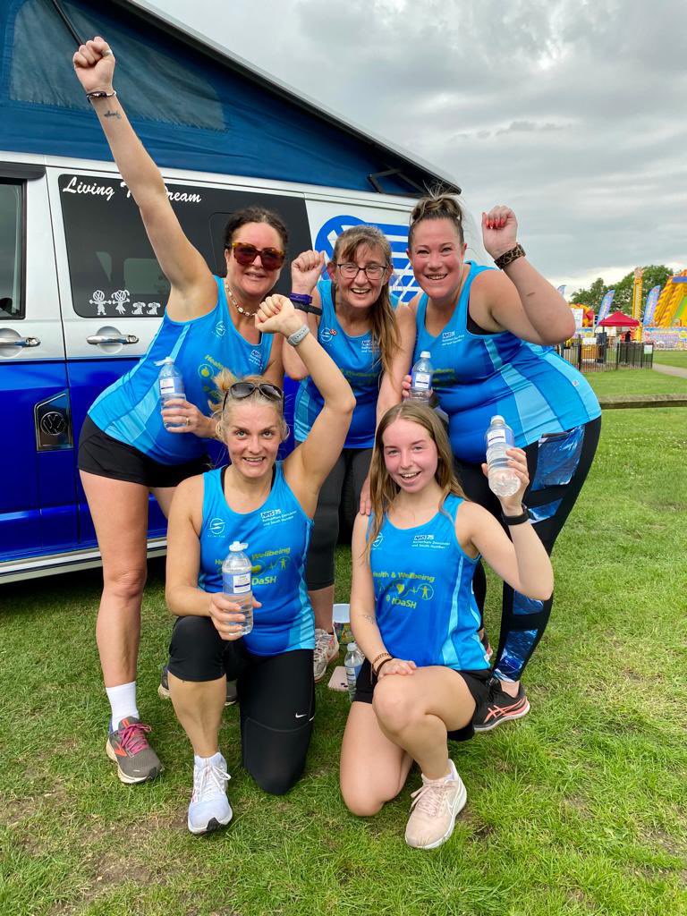 NHS 75th Birthday ParkRun at Cusworth Hall! 🏃🏼‍♀️ A lovely Morning with water and goodies donated from Tescos 💦 went down a treat 🥰 #NHS75th #ParkRun @rdash_nhs