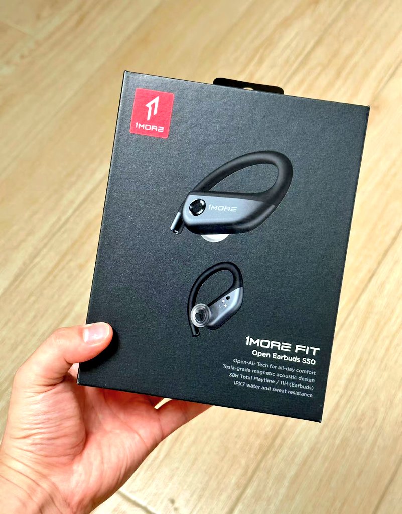 tallafil's tweet photo. 1MORE FIT Open Earbuds S50

#1MoreS50 @jackiec62808687 https://t.co/4NqLAAfEN0