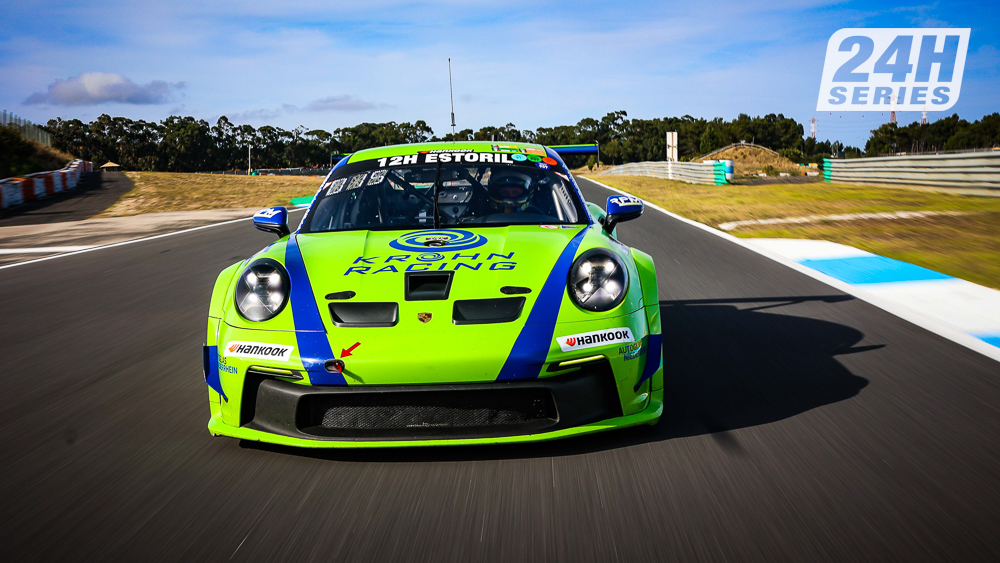 24HSERIES's tweet photo. #24HSERIES | Pass for position on-track as #RPMRacing (907) - yesterday's 6H Qualifying Race class winner - moves ahead of #HRTPerformance (967) for the lead in 992-Am.

Up ahead, #RedAntRacing (903) continues to lead 992 overall. 

#12HESTORIL #Porsche https://t.co/RfhIGj0Cw7
