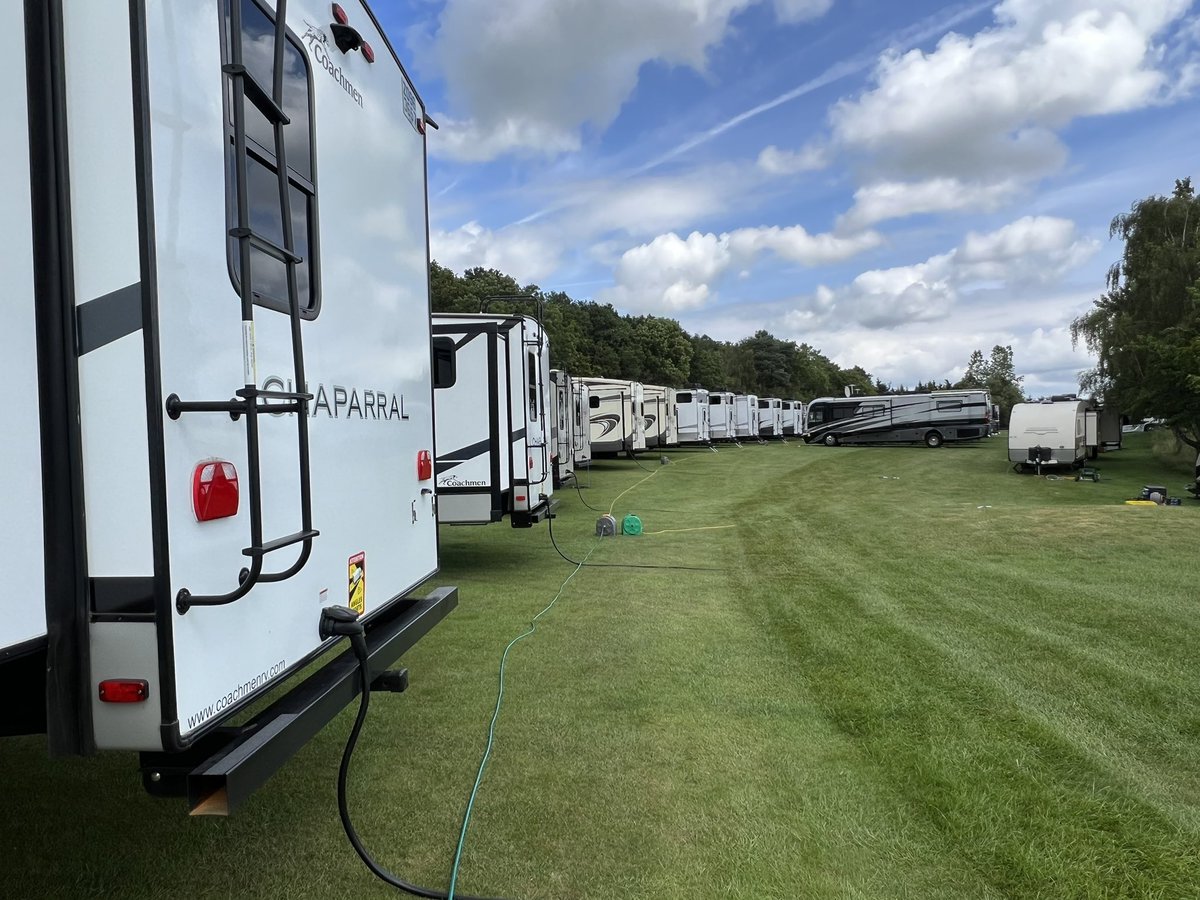 EmpireRV's tweet photo. What a busy few weeks we have had! We are now  all set up at Silverstone for the British F1 with some very special guests! https://t.co/MXYwQnF8lM