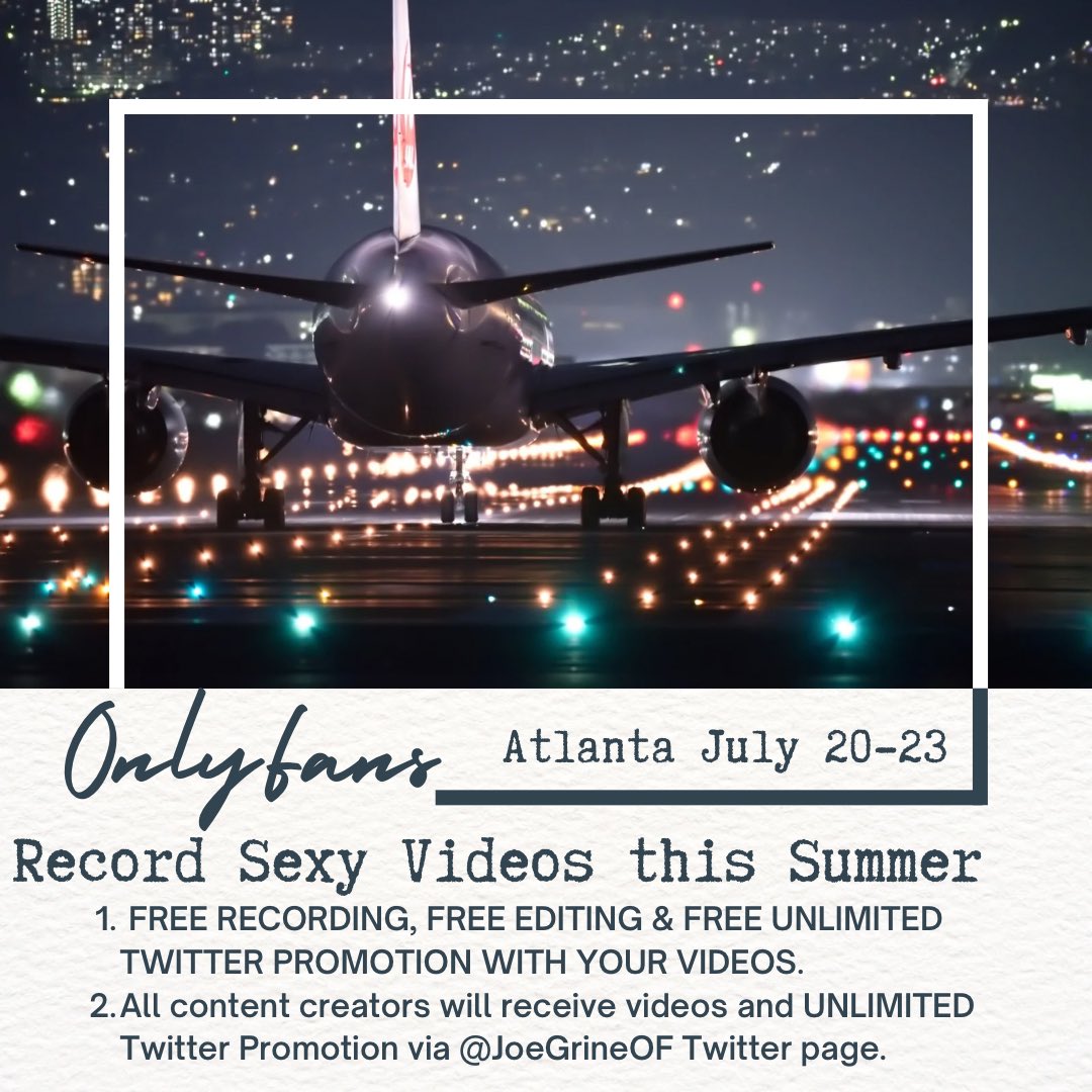 ATLANTA ️ JULY 20-23 on Twitter: "I can work with you in Atlanta this