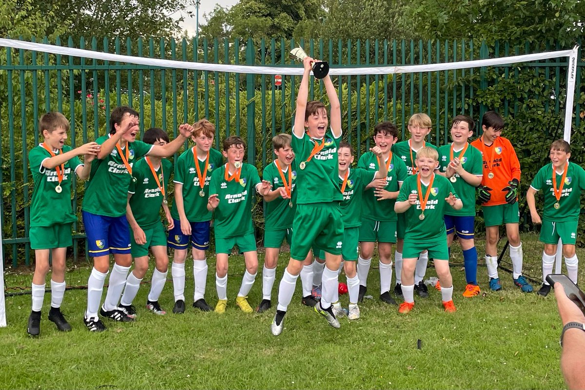 AtleticoPex's tweet photo. Michael Corless Soccer School U13 Europa League winners. A great way to end the season and a fantastic introduction to 11 a side for the lads ⚽🏆 https://t.co/5kKMcEKTF1