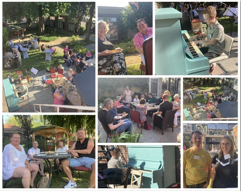 Wooncirkel Enkhuizen organiseerde met groot succes een naastendag.
Woonbegeleider Aniëla: 'Het was een leuke opkomst waarbij ook veel collega's aanwezig waren. De enthousiaste reacties inspireren om dit volgend jaar te herhalen. Hopelijk hebben we dan een nog grotere opkomst!'