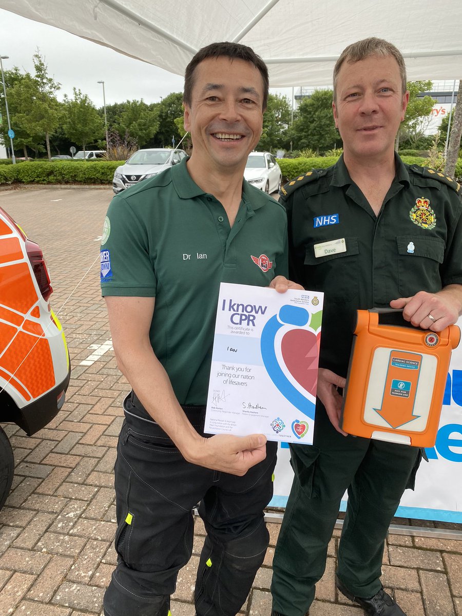 DocBike_Dorset's tweet photo. It’s Weymouth Ambulance Station open day!  Come along, learn CPR, check out a whole host of 999 vehicles and meet some amazing people! https://t.co/caakI23uWm