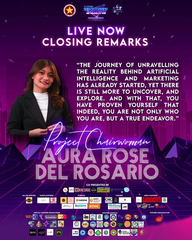 3NdeavorProd's tweet photo. The end of one journey is the beginning of a new one. Here’s our strategic leader, our Project Chairwoman, Ms. Aura Rose Del Rosario for the closing remarks. 🌹💖

#3NDEAVORProductions
#ArtificialIntelligence
#PUPMNLSeminar2023 https://t.co/y8rRNMD87m