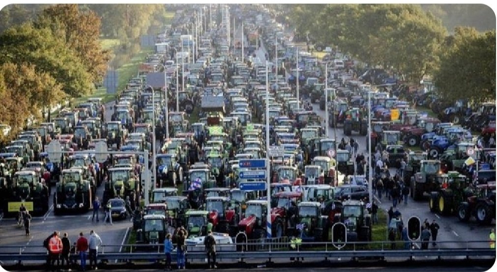 JuanviPalleter's tweet photo. No es España, no, es Holanda, los agricultores han hecho dimitir a un político corrupto que pretendía cerrarles 3.000 granjas. https://t.co/4KMLYro9jB