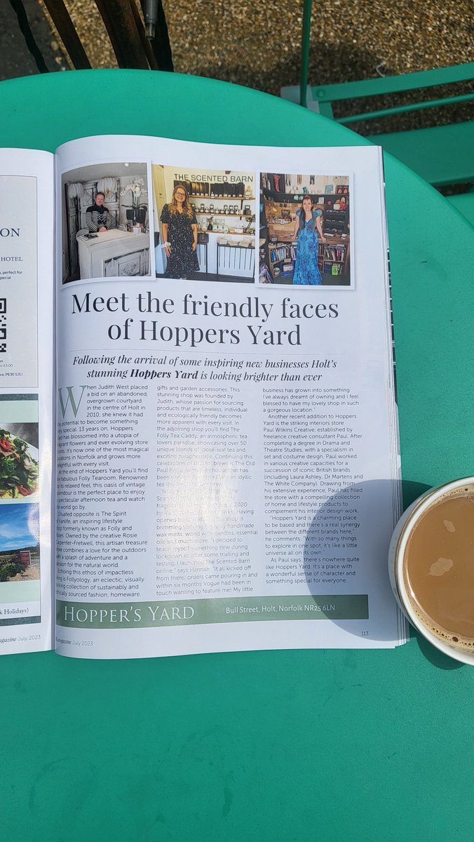 WildWoodMacrame's tweet photo. A lovely write up about our little corner of Norfolk in @KLmagazine 
Spirit of Vanlife has some good neighbours 💕 Hoppers Yard IS the best place to visit in Summer ☀️ 😍

#Norfolk #NorthNorfolk #Holt https://t.co/pui5LSZHeN
