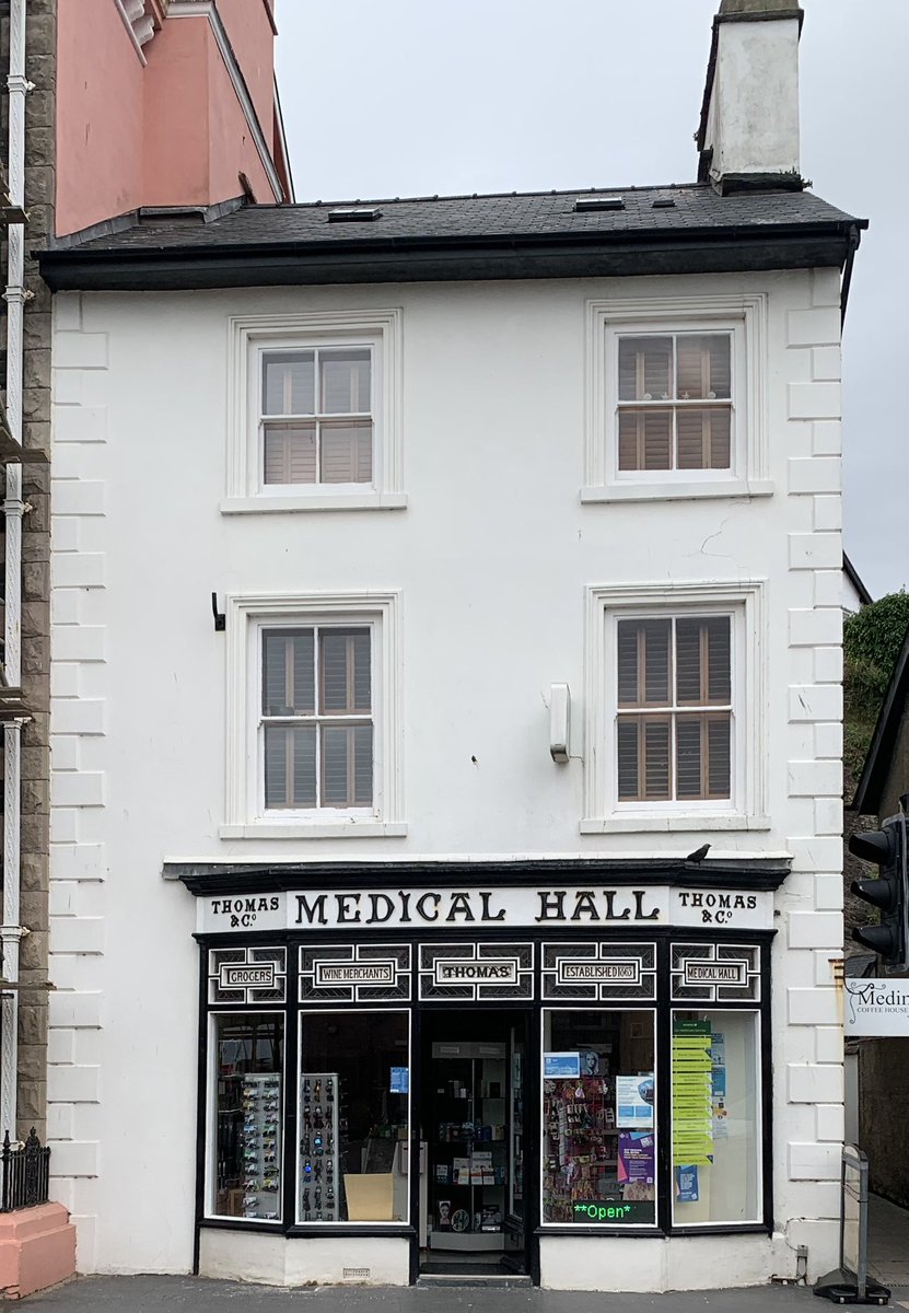 Medical Hall - Aberdyfi shop front.