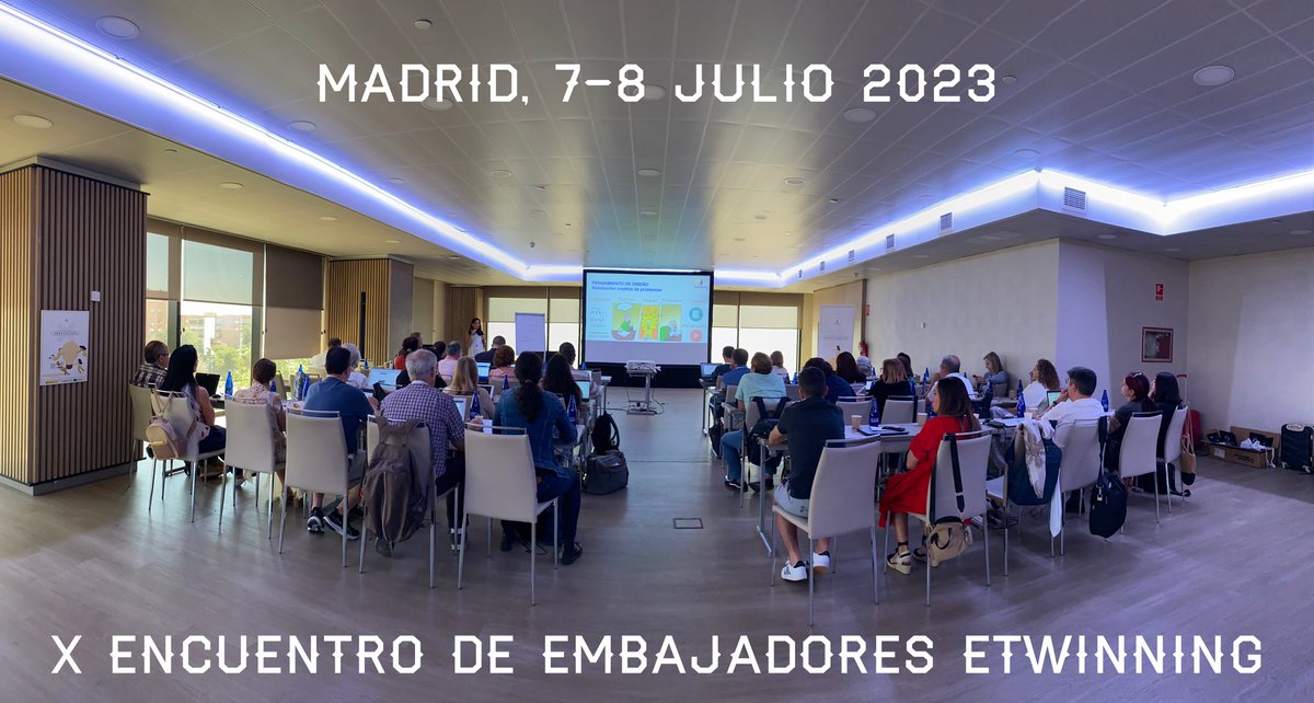 Dos jornadas muy instructivas en #etembajada10: plataforma ESEP, IA, seguridad en Internet, nueva rúbrica,  buenas prácticas, escritura creativa, TIC, red de embajadores, SEPIE, Plan Digital, y MRCDD, encuentro en Lisboa…<a href="/eTwinnico/">etwinnico</a> <a href="/eTwinning_es/">eTwinning España</a> 🇪🇺 #eTwinning @MovEuropeoRMu
