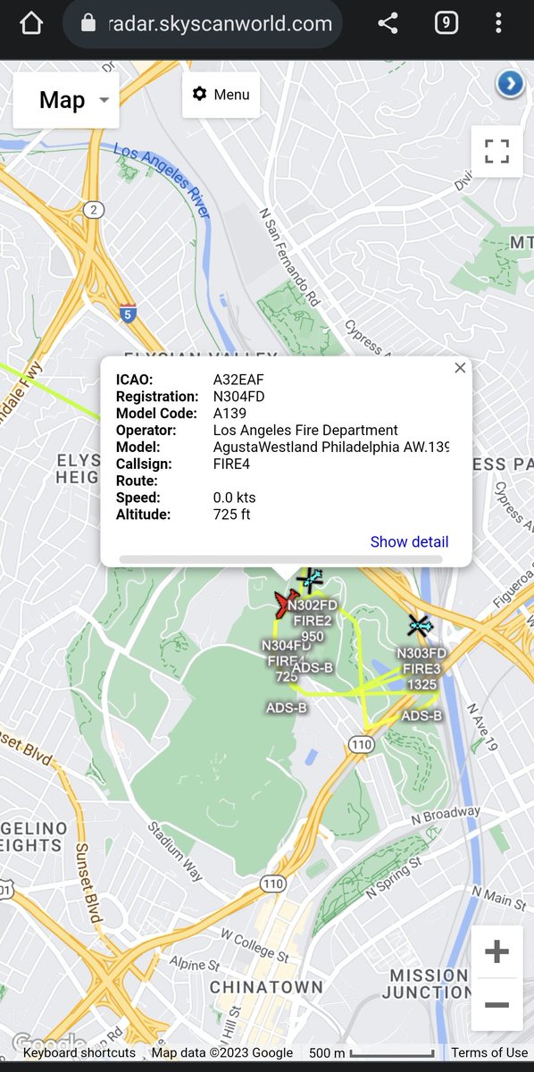 scan_sky's tweet image. #LAFD 🇺🇸 - AgustaWestland AW.139 - #N304FD - #FIRE4

Squawking Emergency Squawk 7700 🚨

Appears To Be Operating Over #ElysianPark, Los Angeles 🇺🇸 Where There Has Been An Ongoing 5 Acre Brush Fire.