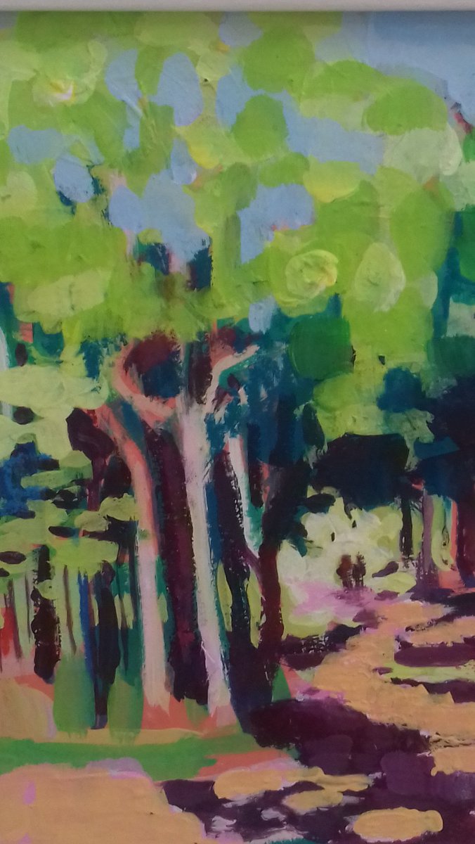 Kirsten Schmidt (@kirstenkschmidt) on Twitter photo 'Summer of Colour' <a href="/E17ArtHouse/">E17 Art House</a> open Wednesday to Saturday 10am to 6pm. Showcasing local artists. Here a detail of my painting 'Lloyd Park Walk' also available as print @folpe17 #walthamstowsummerofart #walthamforestsummerofart 'Summer of Colour' <a href="/E17ArtHouse/">E17 Art House</a> open Wednesday to Saturday 10am to 6pm. Showcasing local artists. Here a detail of my painting 'Lloyd Park Walk' also available as print @folpe17 #walthamstowsummerofart #walthamforestsummerofart