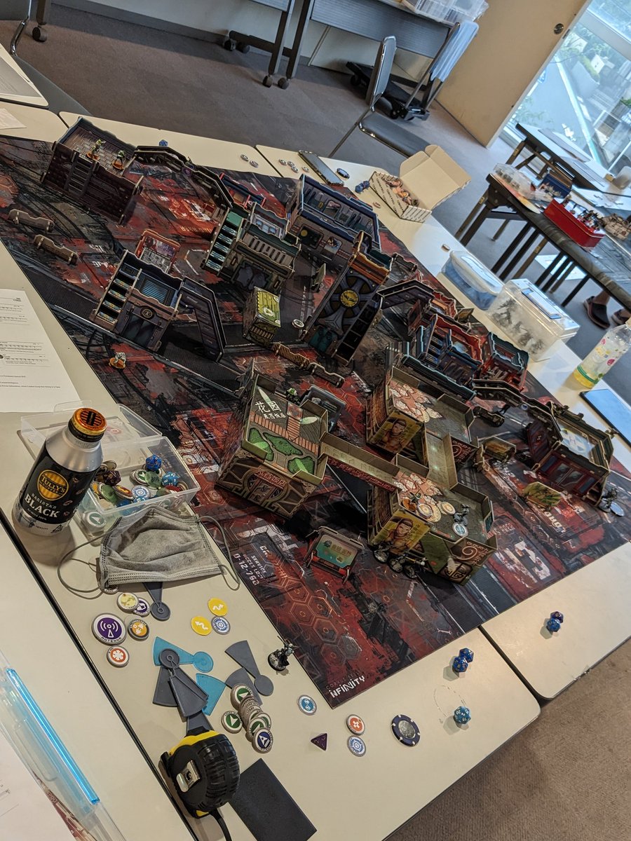 OP4Japan's tweet image. Nice little #InfinityTheGame tournament with friends, thanks @IOYokohama for providing the terrain and space!