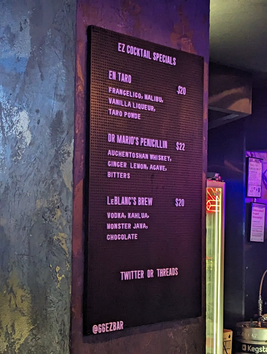 <a href="/ggezbar/">GG EZ Bar</a> New menu's up!!!