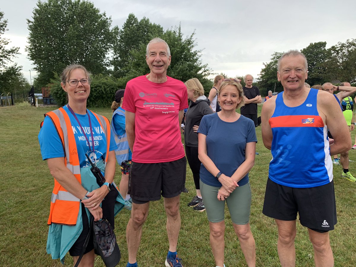 Fiona_Kinghorn's tweet photo. It was lovely to see @rachelleel29 @frankatherton and Professor Phil Smith @Trelaiparkrun for #NHS75birthday #NHS75parkrun #MovemoreCardiff @mmewcav https://t.co/AZU5Kou4Go